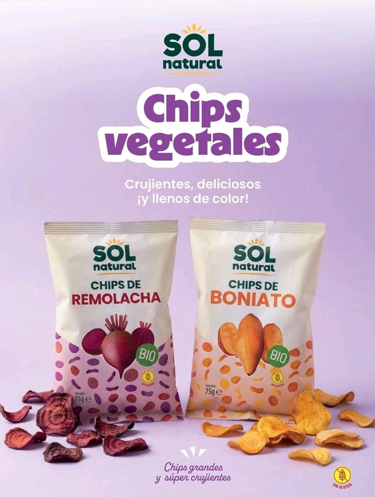Foto 1 CHIPS DE REMOLACHA O BONIATO SOLNATURAL