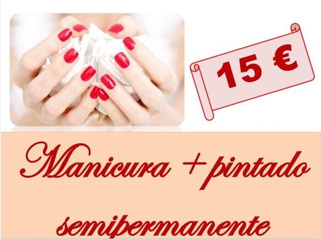 Manicura con esmaltado semipermanete