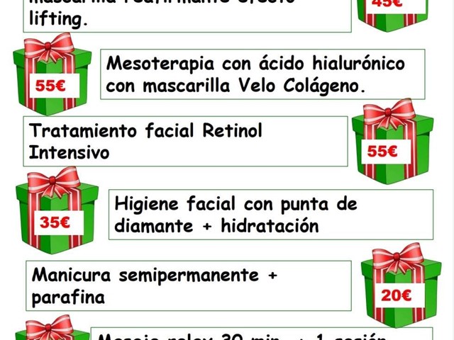 PACKS DE ESTETICA