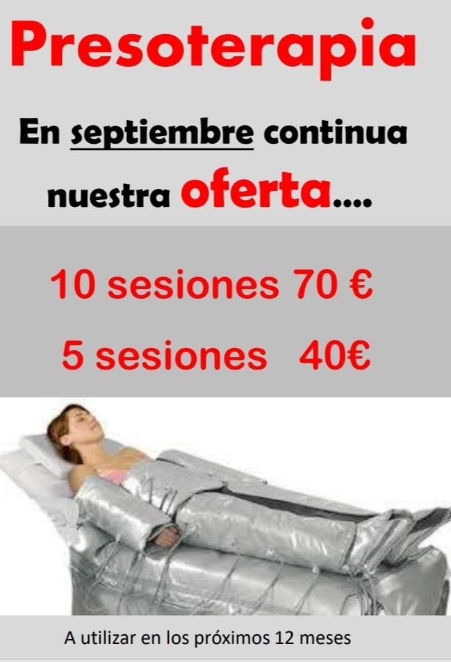 Foto 1 PRESOTERAPIA