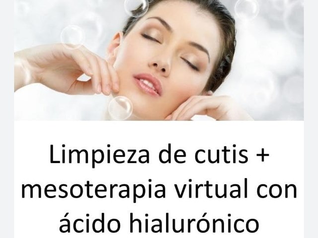 Ritual facial: limpieza de cutis + mesoterapia virtual con ácido hialurónico