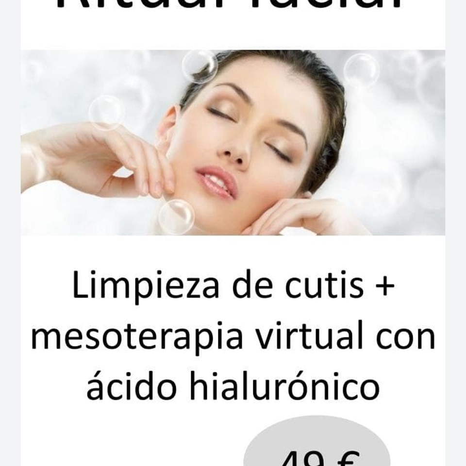 Ritual facial: limpieza de cutis + mesoterapia virtual con ácido hialurónico