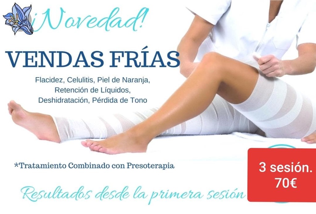 Foto 1 TRATAMIENTO DE VENDAS FRÍAS Y PRESOTERAPIA