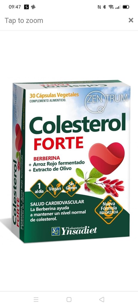 Foto 1 ZENTRUM COLESTEROL FORTE 30CAP VEG.